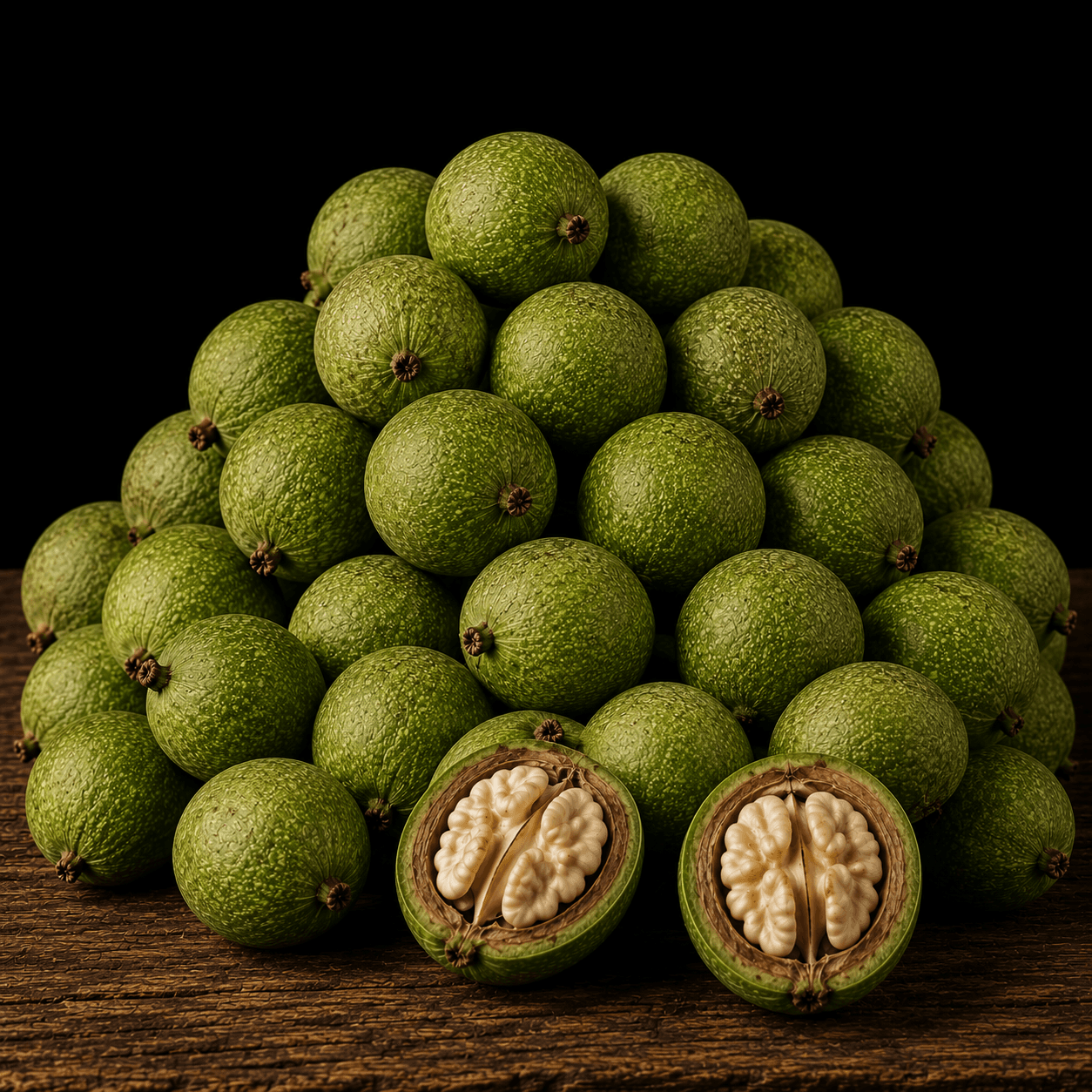 Fresh Green Walnut